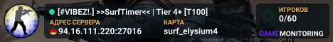 [#VIBEZ!.] >>SurfTimer<< | Tier 4+ [T100]