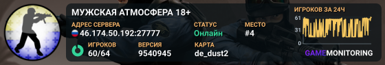 МУЖСКАЯ АТМОСФЕРА 18+