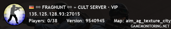 ▰▱ FRAGHUNT ▱▰ » CULT SERVER · VIP