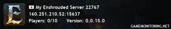 My Enshrouded Server 22767 My Enshrouded Server 22767