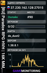 [RU] Paradox RPG HVH | 16K MM, 1 AWP | RollFix