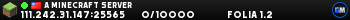 A Minecraft Server A Minecraft Server