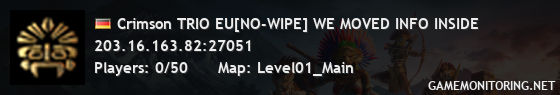 Crimson TRIO EU[NO-WIPE] WE MOVED INFO INSIDE