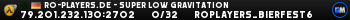 RO-PLAYERS.DE - SUPER LOW GRAVITATION RO-PLAYERS.DE - SUPER LOW GRAVITATION