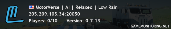 MotorVerse | AI | Relaxed | Low Rain MotorVerse | AI | Relaxed | Low Rain