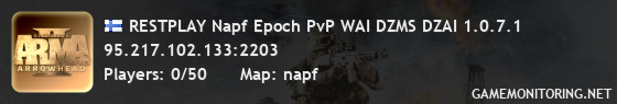 RESTPLAY Napf Epoch PvP WAI DZMS DZAI 1.0.7.1 RESTPLAY Napf Epoch PvP WAI DZMS DZAI 1.0.7.1