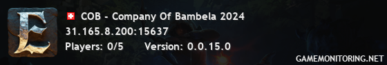 COB - Company Of Bambela 2024 COB - Company Of Bambela 2024