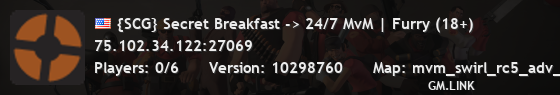{SCG} Secret Breakfast -> 24/7 MvM | Furry (18+)