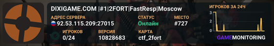DIXIGAME.COM |#1|2FORT|FastResp|Moscow