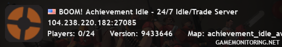 BOOM! Achievement Idle - 24/7 Idle/Trade Server