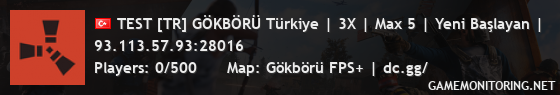TEST [TR] GÖKBÖRÜ Türkiye | 3X | Max 5 | Yeni Başlayan |