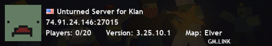 Unturned Server for Klan