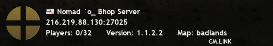 Nomad `o_ Bhop Server