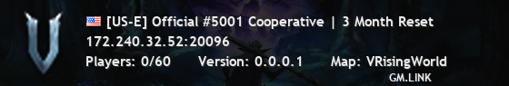 [US-E] Official #5001 Cooperative | 3 Month Reset