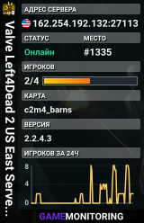 Valve Left4Dead 2 US East Server (srcds1001-iad1.121.99)