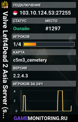 Valve Left4Dead 2 Asia Server (srcds4030-sgp2.154.241)