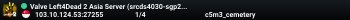 Valve Left4Dead 2 Asia Server (srcds4030-sgp2.154.241)
