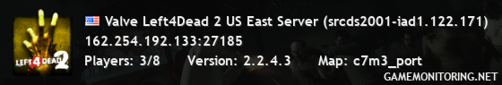 Valve Left4Dead 2 US East Server (srcds2001-iad1.122.171)