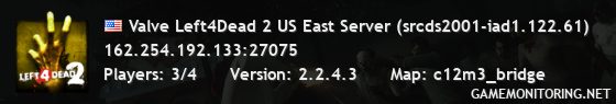 Valve Left4Dead 2 US East Server (srcds2001-iad1.122.61)