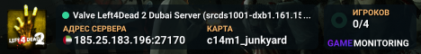 Valve Left4Dead 2 Dubai Server (srcds1001-dxb1.161.156)