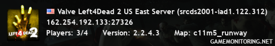 Valve Left4Dead 2 US East Server (srcds2001-iad1.122.312)