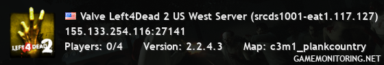 Valve Left4Dead 2 US West Server (srcds1001-eat1.117.127)