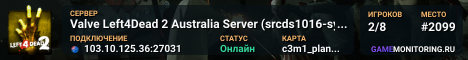 Valve Left4Dead 2 Australia Server (srcds1016-syd1.171.17)
