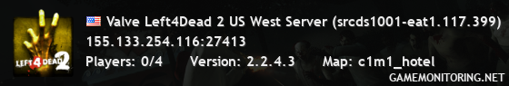 Valve Left4Dead 2 US West Server (srcds1001-eat1.117.399)