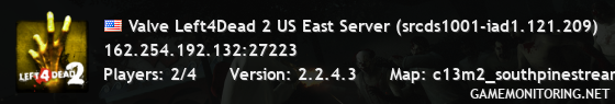 Valve Left4Dead 2 US East Server (srcds1001-iad1.121.209)