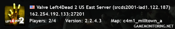 Valve Left4Dead 2 US East Server (srcds2001-iad1.122.187)