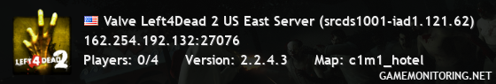 Valve Left4Dead 2 US East Server (srcds1001-iad1.121.62)