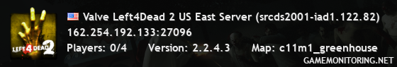 Valve Left4Dead 2 US East Server (srcds2001-iad1.122.82)