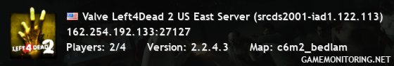 Valve Left4Dead 2 US East Server (srcds2001-iad1.122.113)