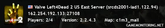 Valve Left4Dead 2 US East Server (srcds2001-iad1.122.94)