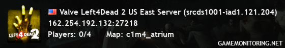 Valve Left4Dead 2 US East Server (srcds1001-iad1.121.204)