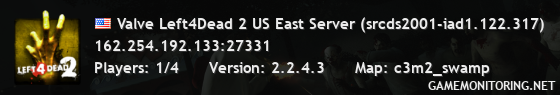 Valve Left4Dead 2 US East Server (srcds2001-iad1.122.317)