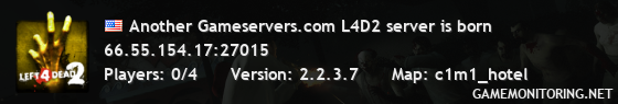 Another Gameservers.com L4D2 server is born