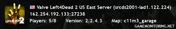 Valve Left4Dead 2 US East Server (srcds2001-iad1.122.224)