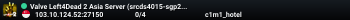 Valve Left4Dead 2 Asia Server (srcds4015-sgp2.154.136)
