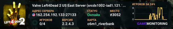 Valve Left4Dead 2 US East Server (srcds1002-iad1.121.119)