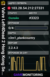 Valve Left4Dead 2 Hong Kong Server (srcds1030-hkg1.141.317)