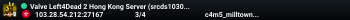 Valve Left4Dead 2 Hong Kong Server (srcds1030-hkg1.141.153)
