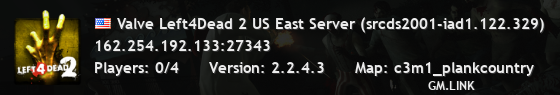 Valve Left4Dead 2 US East Server (srcds2001-iad1.122.329)