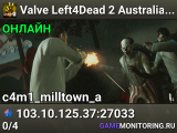 Valve Left4Dead 2 Australia Server (srcds1017-syd1.171.19)