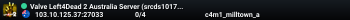 Valve Left4Dead 2 Australia Server (srcds1017-syd1.171.19)
