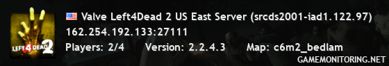 Valve Left4Dead 2 US East Server (srcds2001-iad1.122.97)