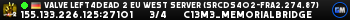 Valve Left4Dead 2 EU West Server (srcds402-fra2.274.87)