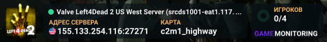 Valve Left4Dead 2 US West Server (srcds1001-eat1.117.257)