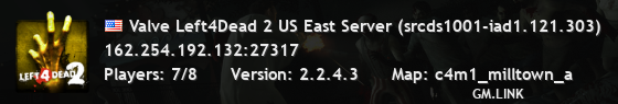 Valve Left4Dead 2 US East Server (srcds1001-iad1.121.303)