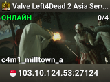 Valve Left4Dead 2 Asia Server (srcds4030-sgp2.154.110)